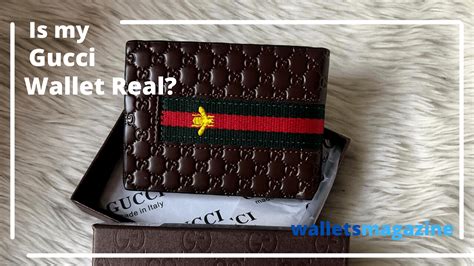 gucci dupe wallet|Gucci wallet authentic real new.